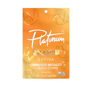 Platinum Vape - Orange - 100mg Cannabis Infused Gummies (Platinum)