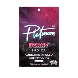 Platinum Vape 200mg Gummies - Berry (Indica)