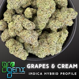 GroGenx - FLOWER (PREMIUM) - GRAPES & CREAM