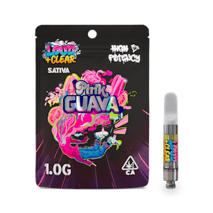 Loud+Clear - LOUD + CLEAR - Pink Guava - Vape Cart - 1G*