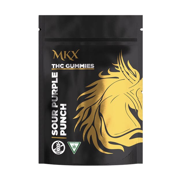 Sour Purple Punch Gummies | 100mg | 5ct | 20mg/ea by MKX Oil Co