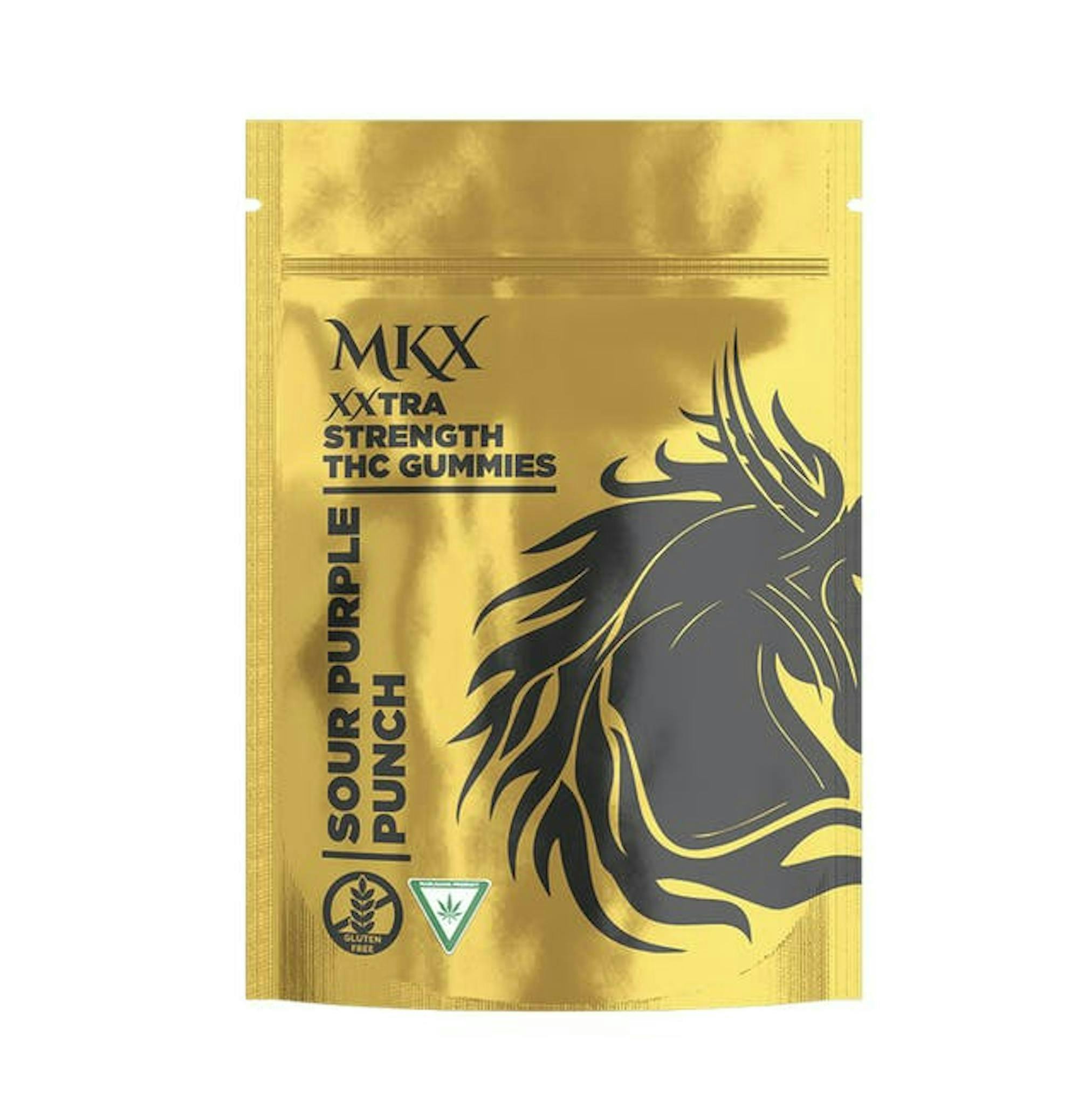 XXTRA | Sour Purple Punch Gummies | 200mg | 10ct | 20mg/ea by MKX Oil Co
