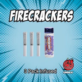 Firecracker by Cali Banger Pre Roll BLACKBERRY KUSH 3 x 0.6 - 1.8 Gr