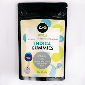 3000mg Indica Gummies - Blueberry Flavor Pack