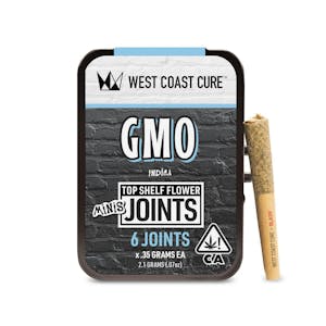 WEST COAST CURE - GMO - Top Shelf CUREjoint Minis 6 x .35g