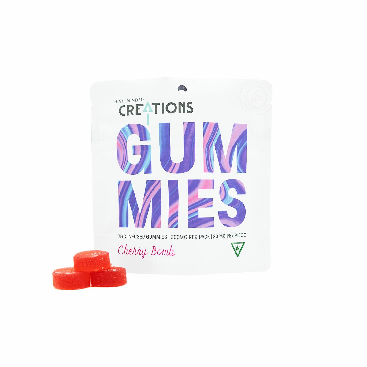 Cherry Bomb Gummies - 200mg by High Minded