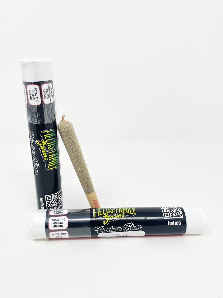 Carbon Fiber 1G Kief Infused Single Pre-Roll (Indica) - Fields Family Farmz