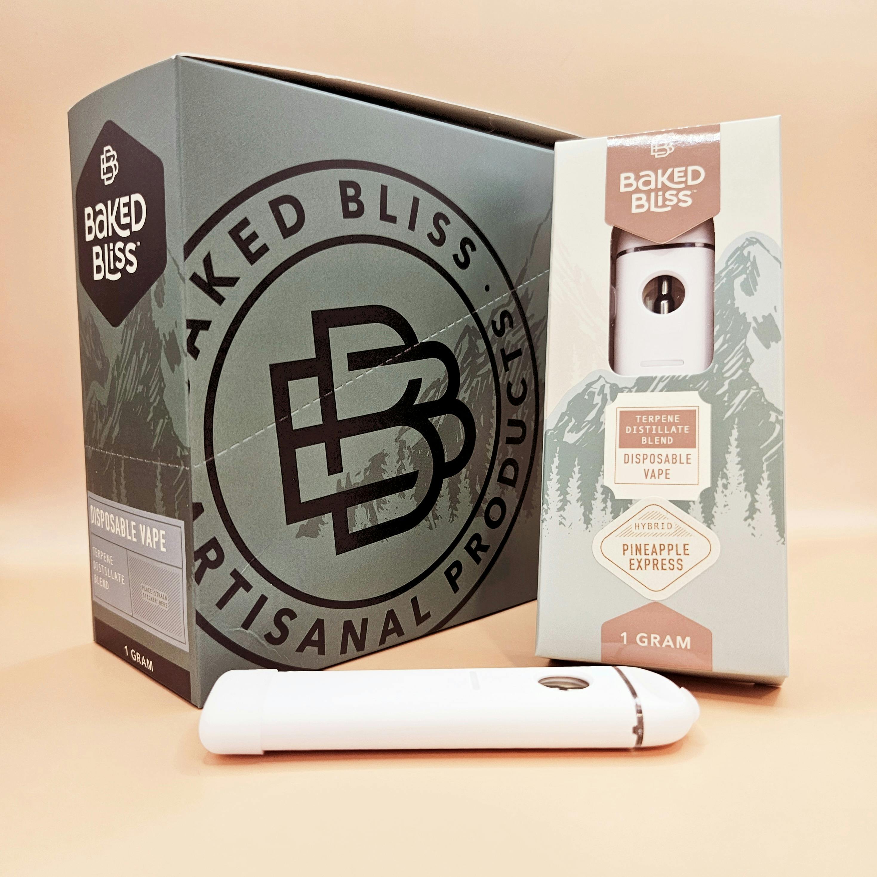 Baked Bliss Pineapple Express 1g Disposable Baked Bliss Edibles