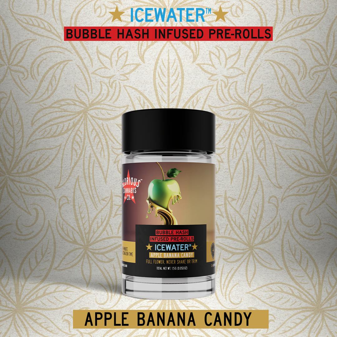 Apple Banana Candy | Ice Water Infused Minis | 0.5g each | 3pk by Glorious Cannabis Company