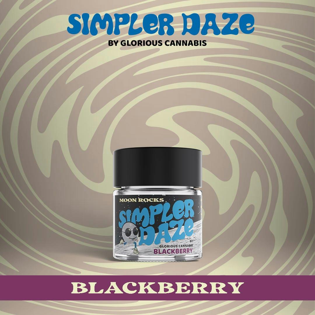 Moonrocks | Blackberry 7g | Simpler Daze, By Glorious Cannabis Co.