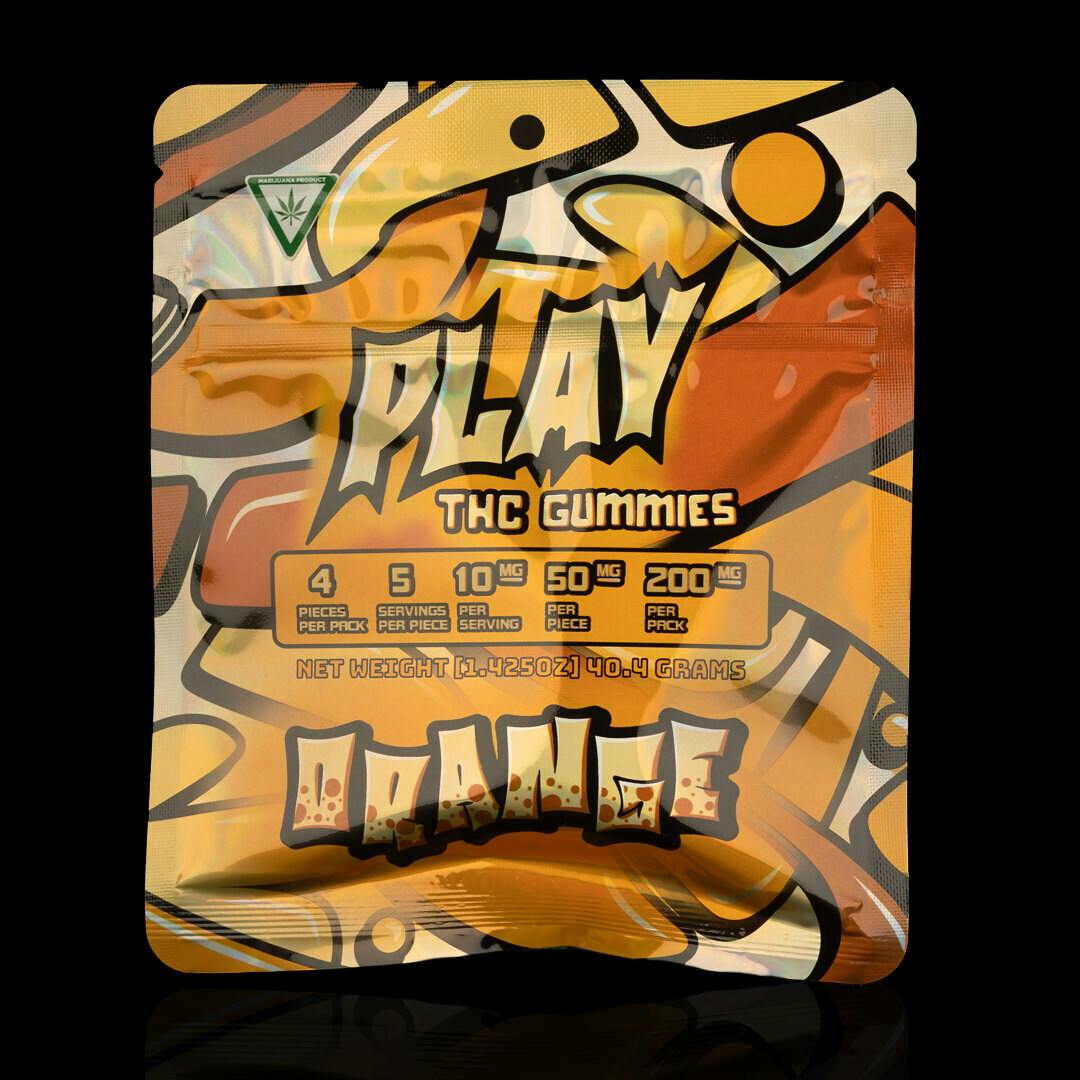 Play | Orange | 200mg | Gummies