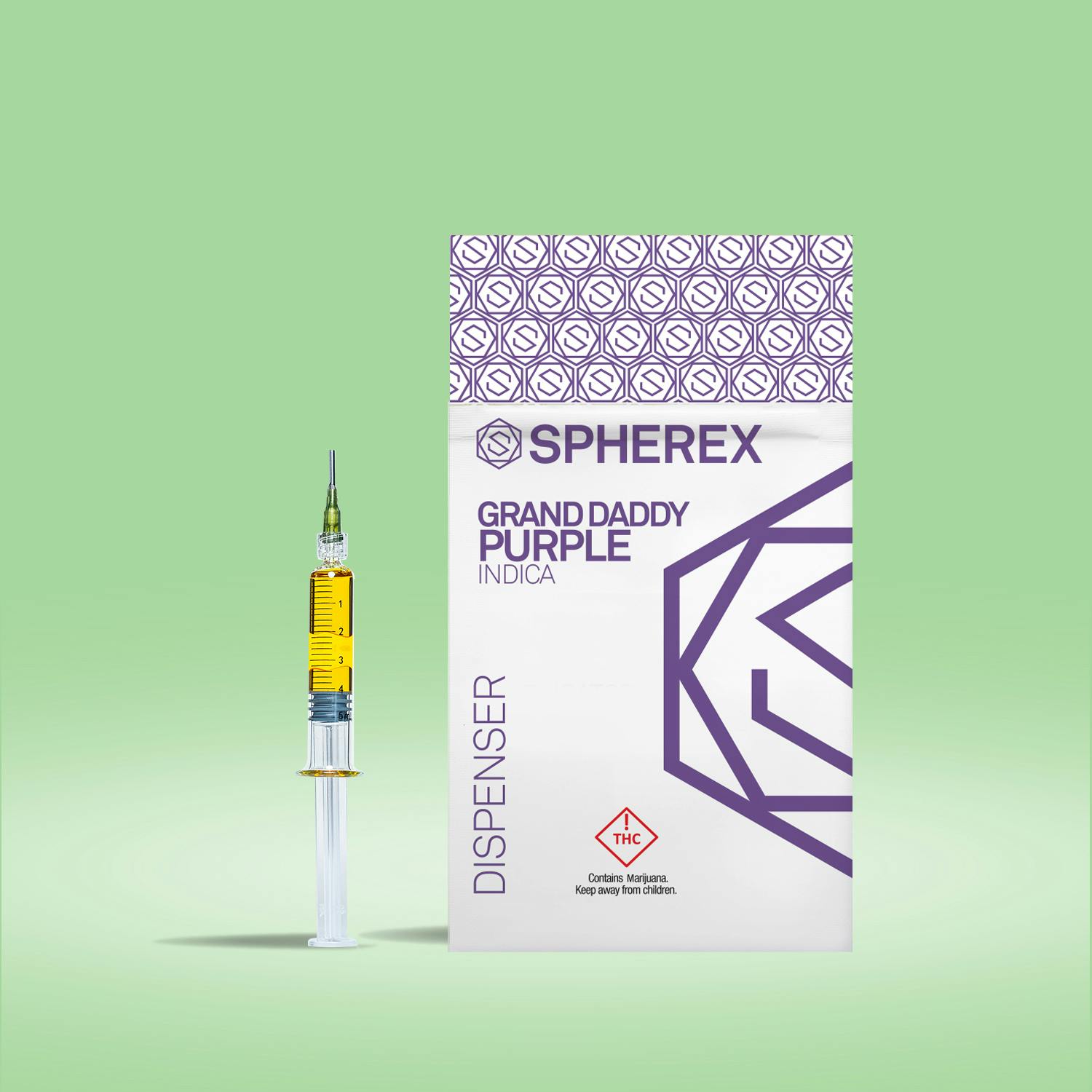 Grand Daddy Purple Distillate Syringe - 1g - Spherex