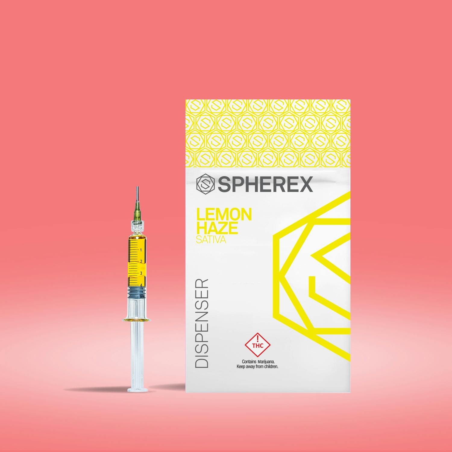 Lemon Haze Distillate Syringe - 1g by Spherex