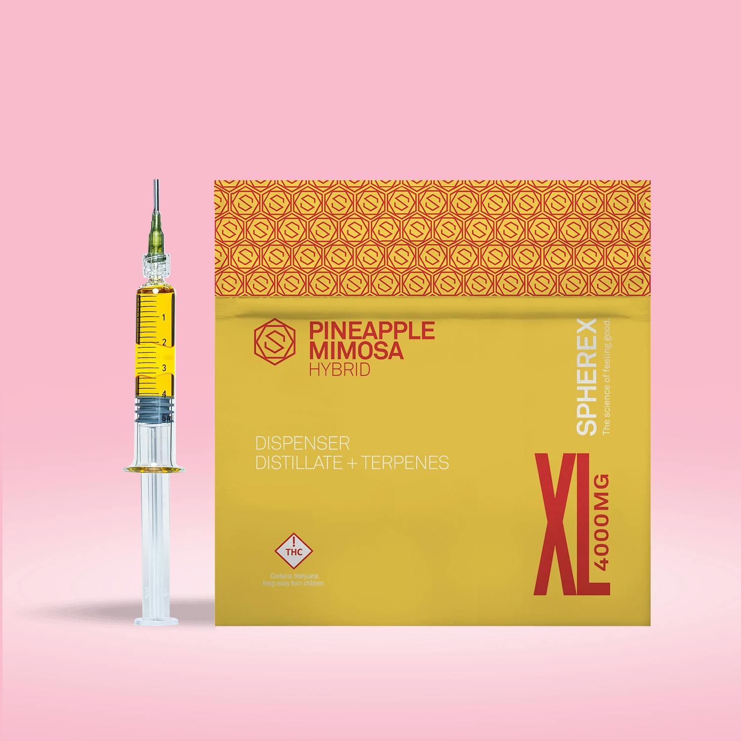 Pineapple Mimosa Distillate Syringe - 4g by Spherex