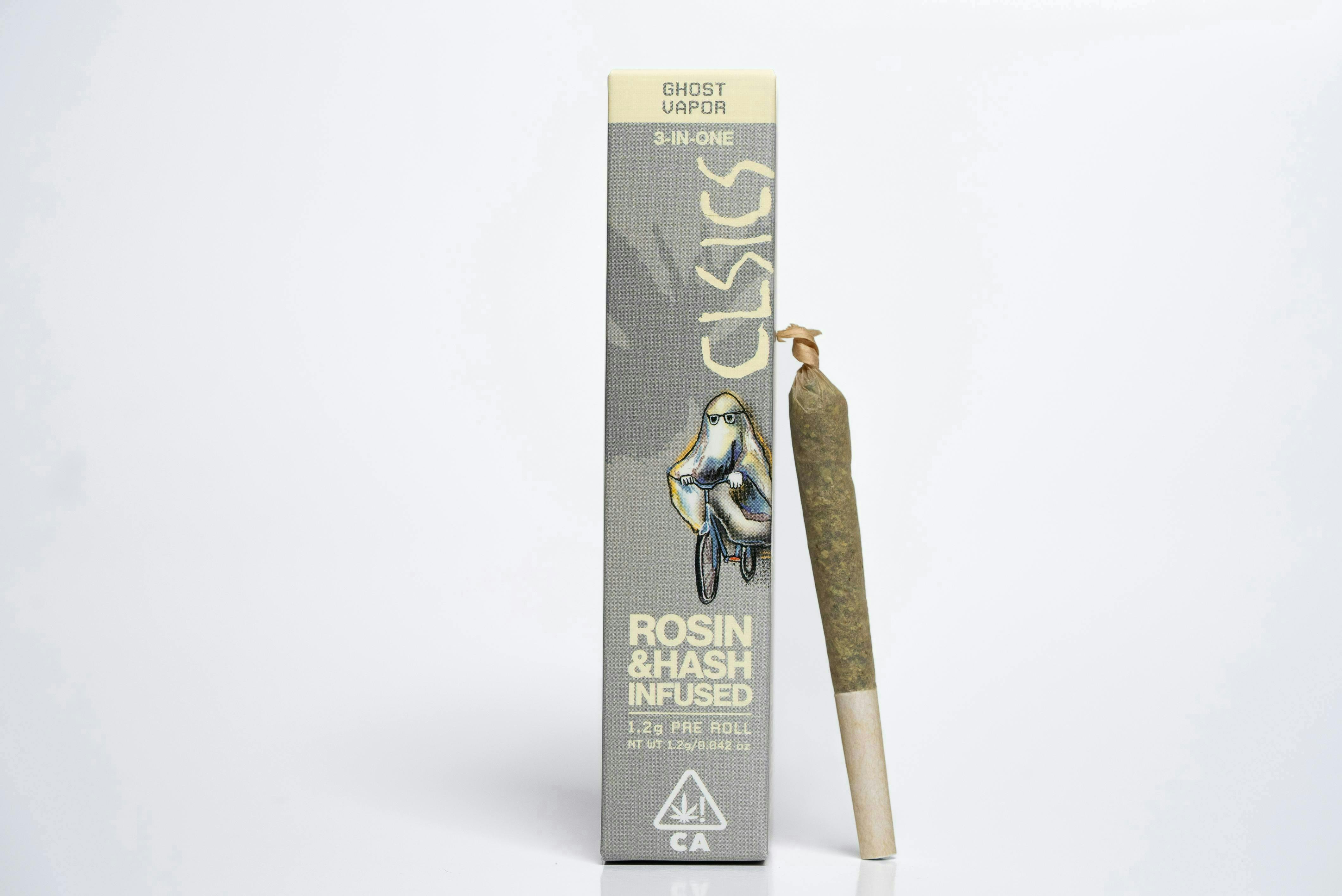 CLSICS Rosin & Rosin Infused Pre Rolls: Ghost Vapor OG
