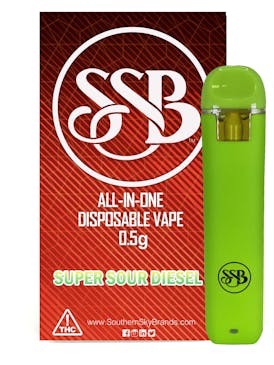 Super Sour Diesel Disposable THC Vape - 0.5g