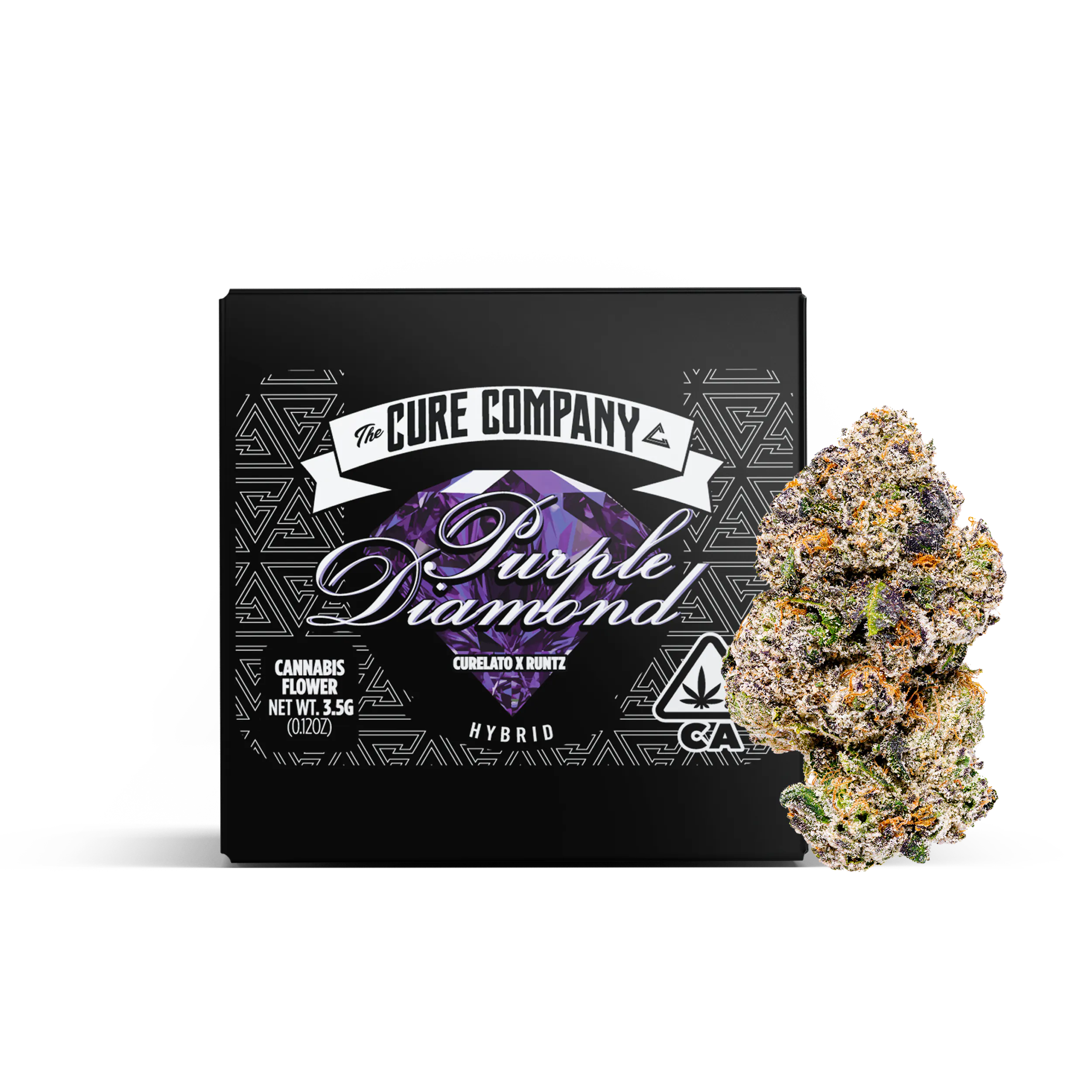 The Cure Company - The Cure Company - Purple Diamonds | 3.5g Flower Main Image