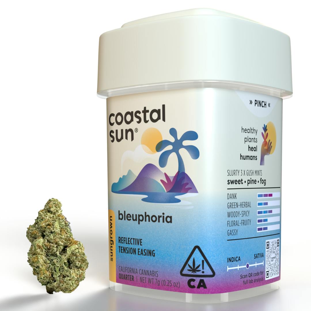 Bleuphoria Sungrown Flower 7g by Coastal Sun