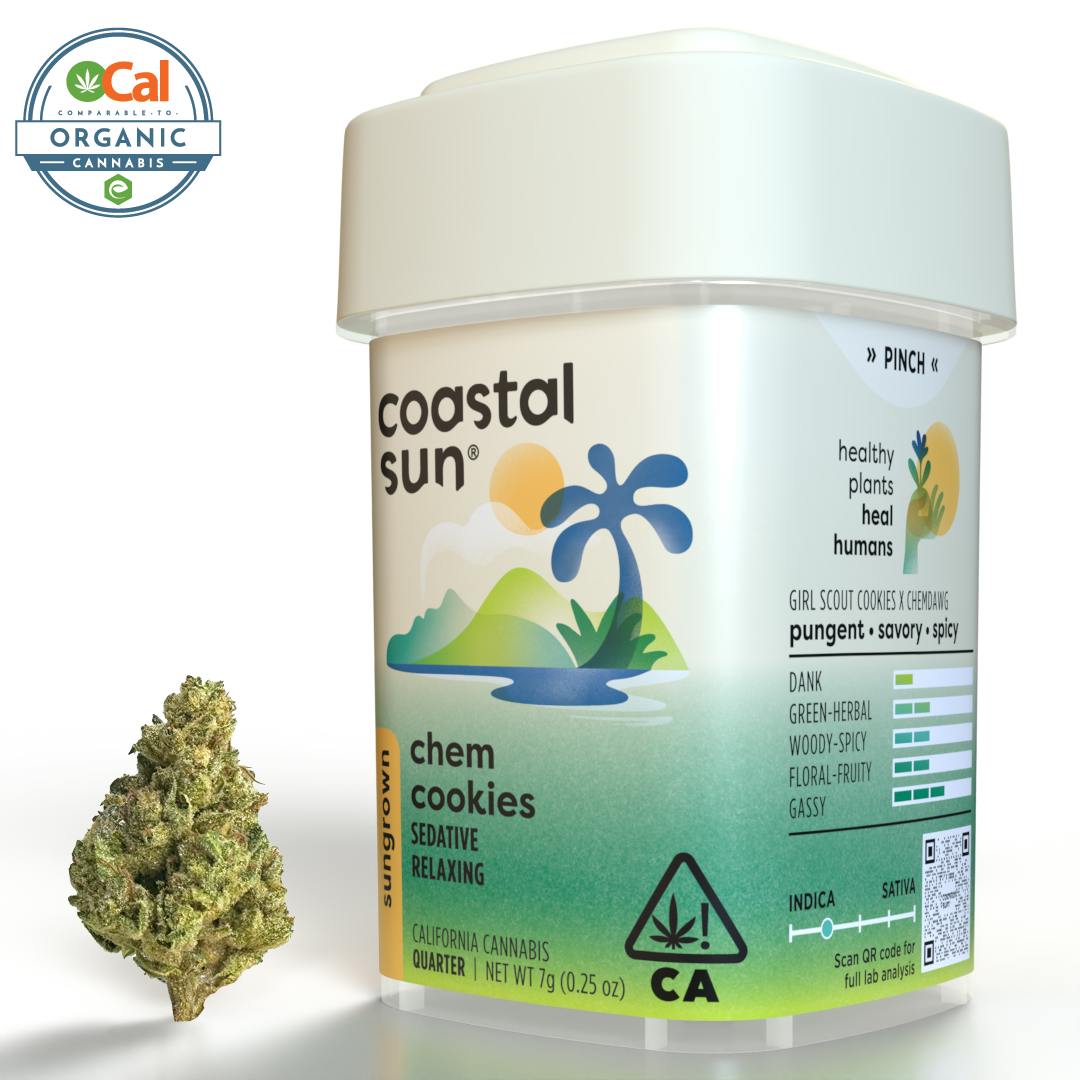 Coastal Sun | Chem Cookies | Sungrown Flower | 7g