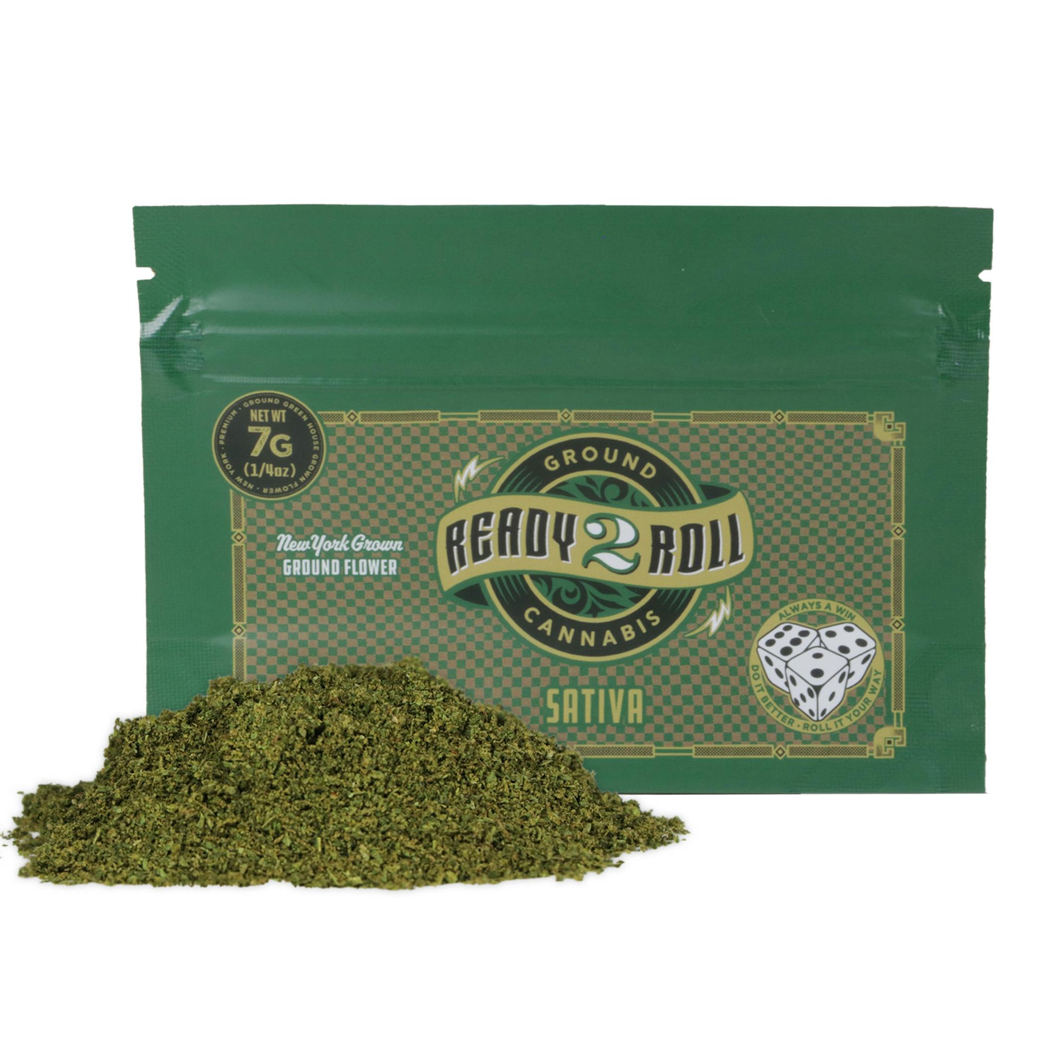 READY 2 ROLL SATIVA GROUND FLOWER 1/4 OZ by Nanticoke