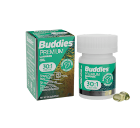 THC/CBD 1mg:30mg Ratio Capsule 30pc