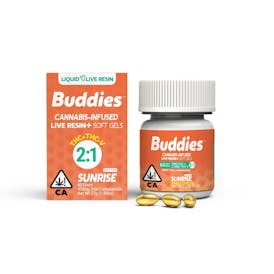 Live Resin Sunrise THC/THCv 5mg:2.5mg Capsule 60pc