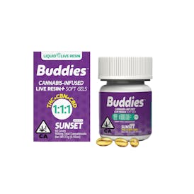 Live Resin Sunset THC/CBD/CBN 5mg:5mg:5mg Capsule 60pc