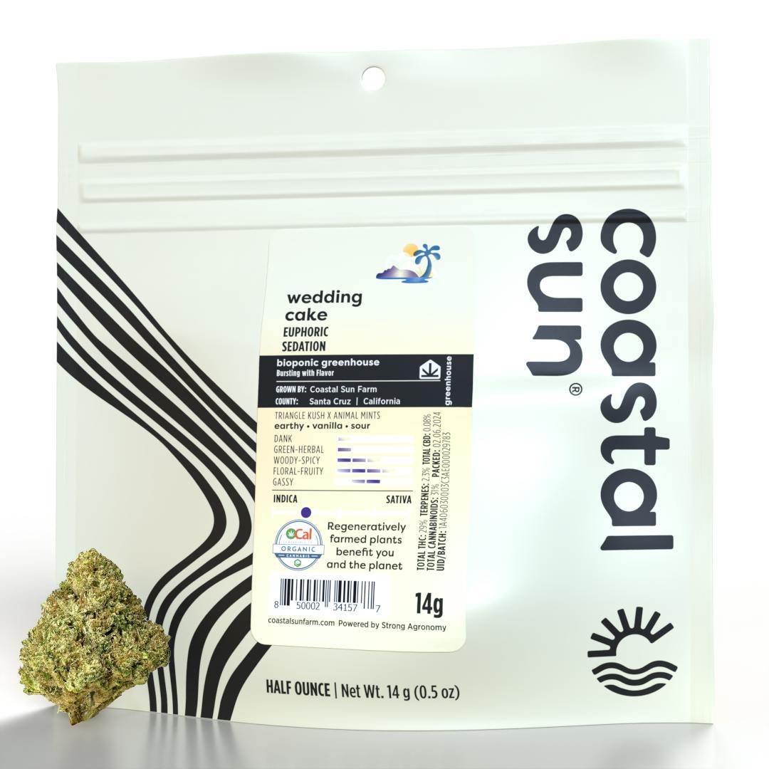 Coastal Sun | Wedding Cake | Greenhouse Flower | 14g