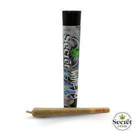Secret Stash | Full Bud Pre Roll | White Hot GMO | 1.2g