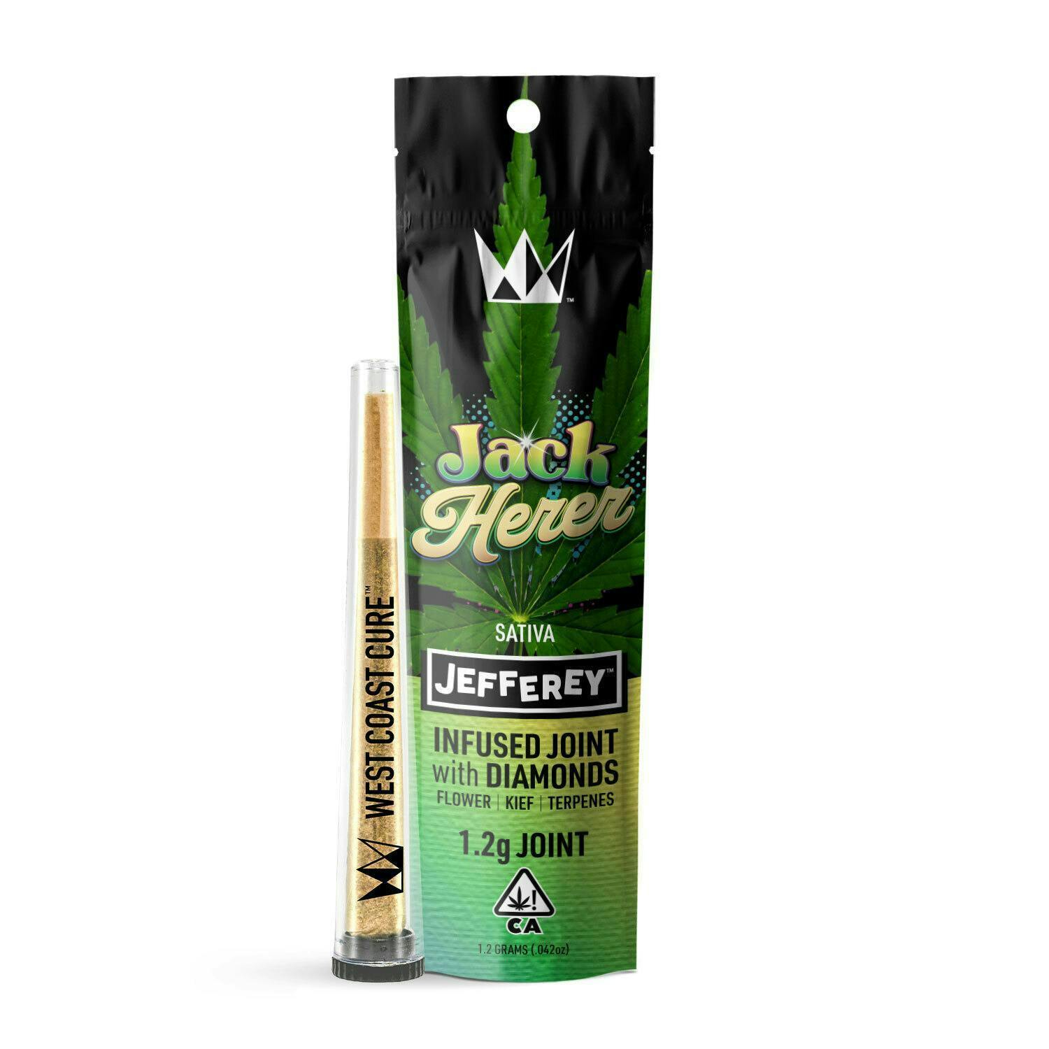 Jack Herer - 1.2G Jefferey Infused Joint - West Coast Cure