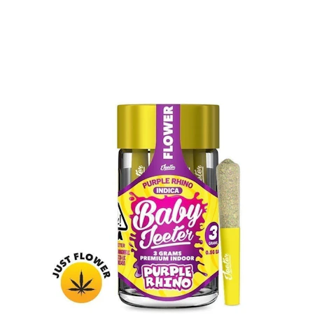 Jeeter Purple Rhino · Baby Minis · 0.5g each · 6pk, Pre-Rolls