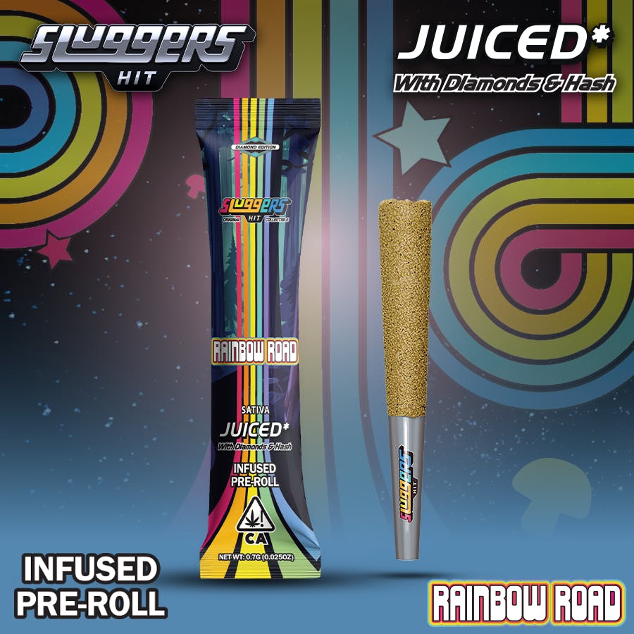 Sluggers - Infused Preroll - 0.7g - Rainbow Road - Sluggers Hit