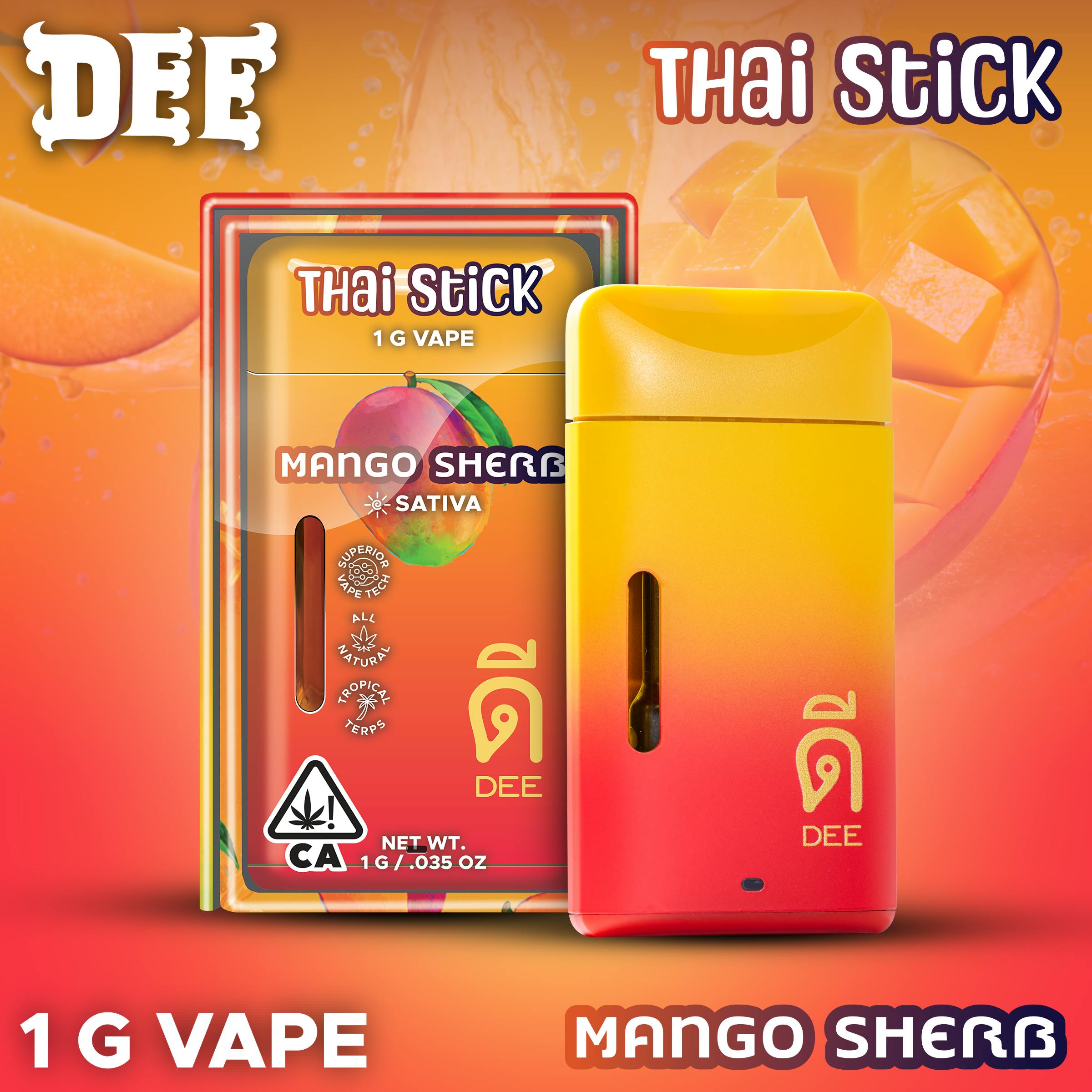 Dee Thai — Mango Sherb