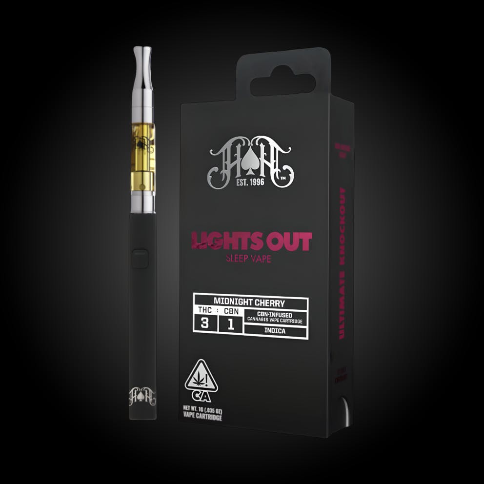 Midnight Cherry 2:1 THC:CBN | Lights Out Cartridge | 1g