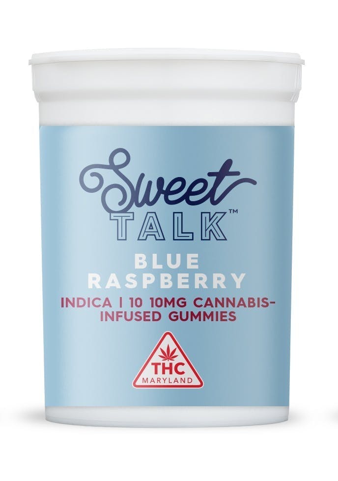 100mg Blue Raspberry Gummies