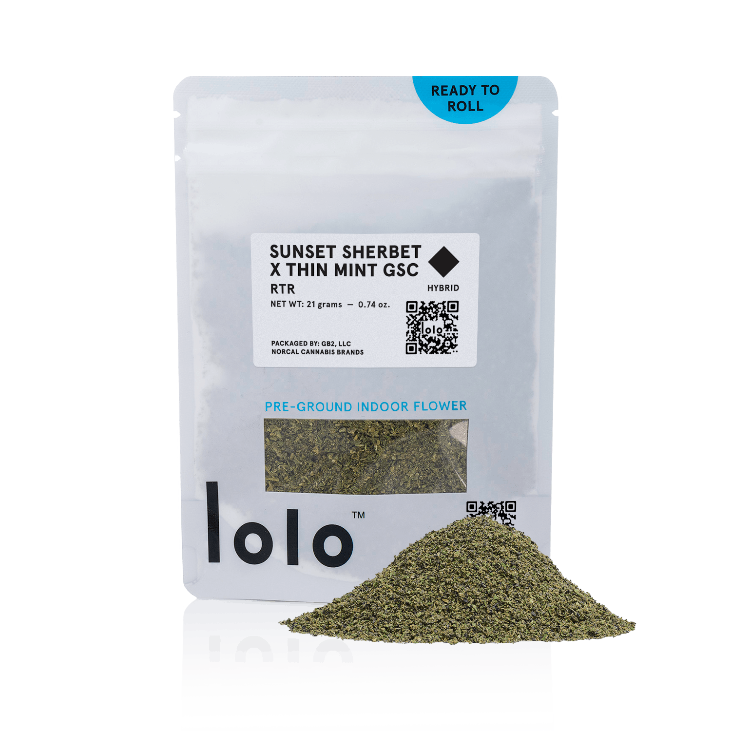 Sunset Sherbet x Thin Mint GSC Indoor Ready To Roll 21g lolo