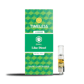 Timeless Lilac Diesel 500mg Vape Cartridge (Chill)