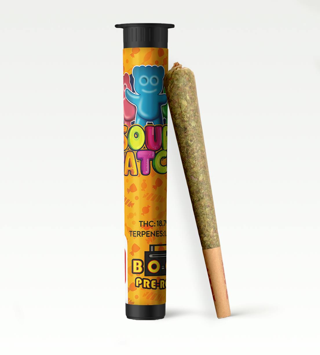 BOOM 1g Preroll- Sour Patch - Kush Gardens