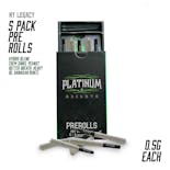 Platinum - Reserve Hybrid Blend - Pre rolls 5 pack