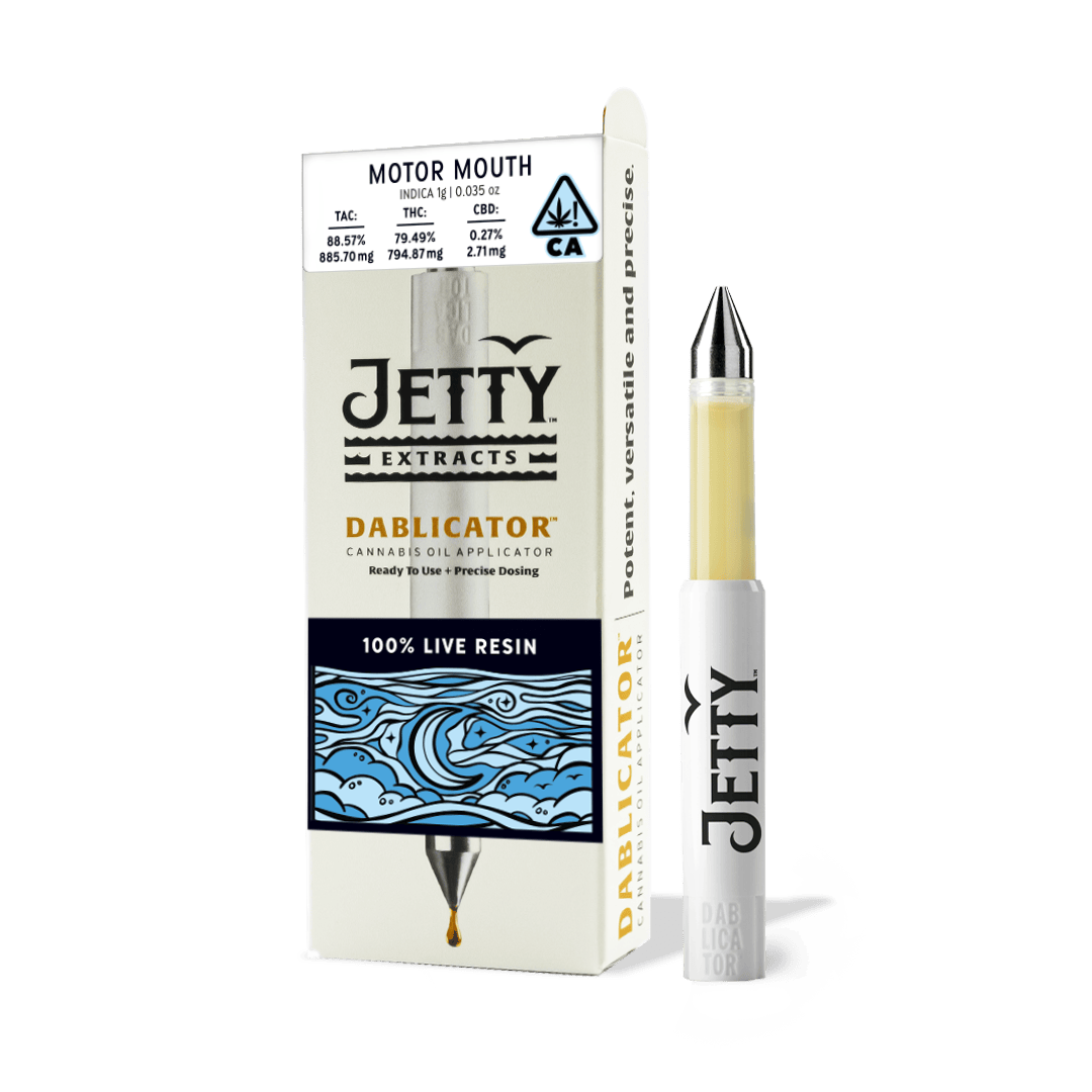 Motor Mouth 100% Live Resin Dablicator™ Oil Applicator 1g - Jetty Extracts