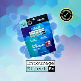 Entourage Effect INDICA Blue Raspberry Gummy 10ct.