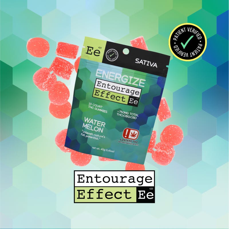 Entourage Effect SATIVA Watermelon Gummy 10ct
