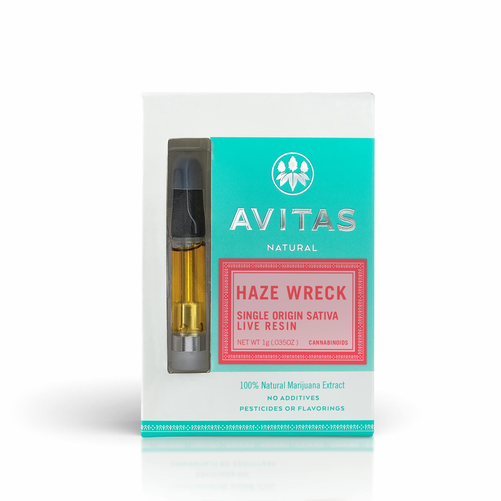 Haze Wreck Live Resin Cartridge 1g by Avitas