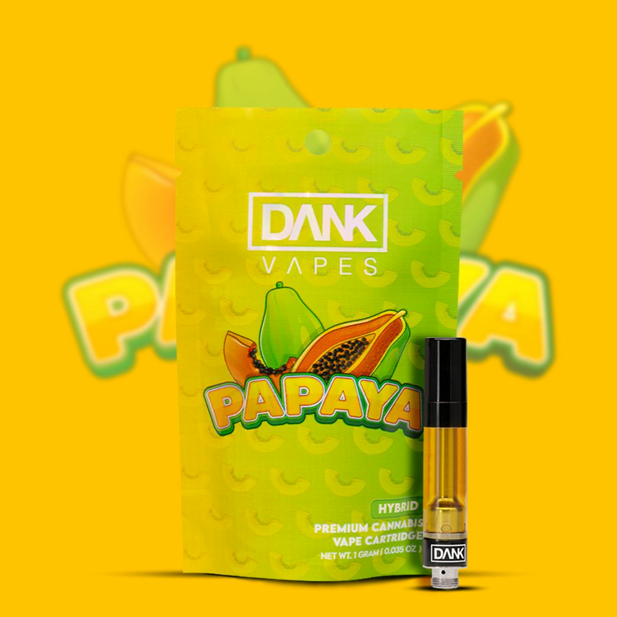 PAPAYA - 1G PREMIUM VAPE CARTRIDGE - DANK