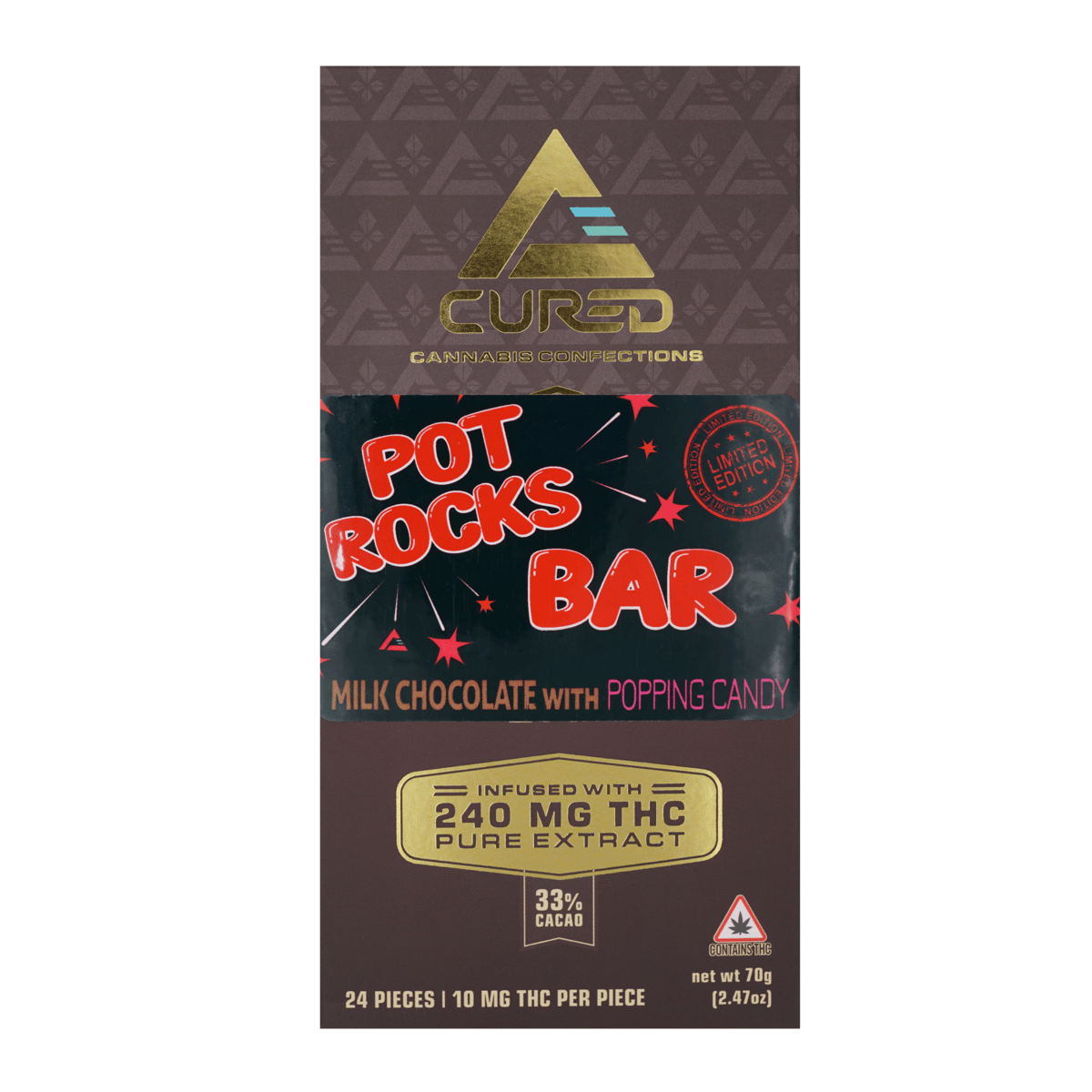 Pot Rocks Milk Chocolate Bar