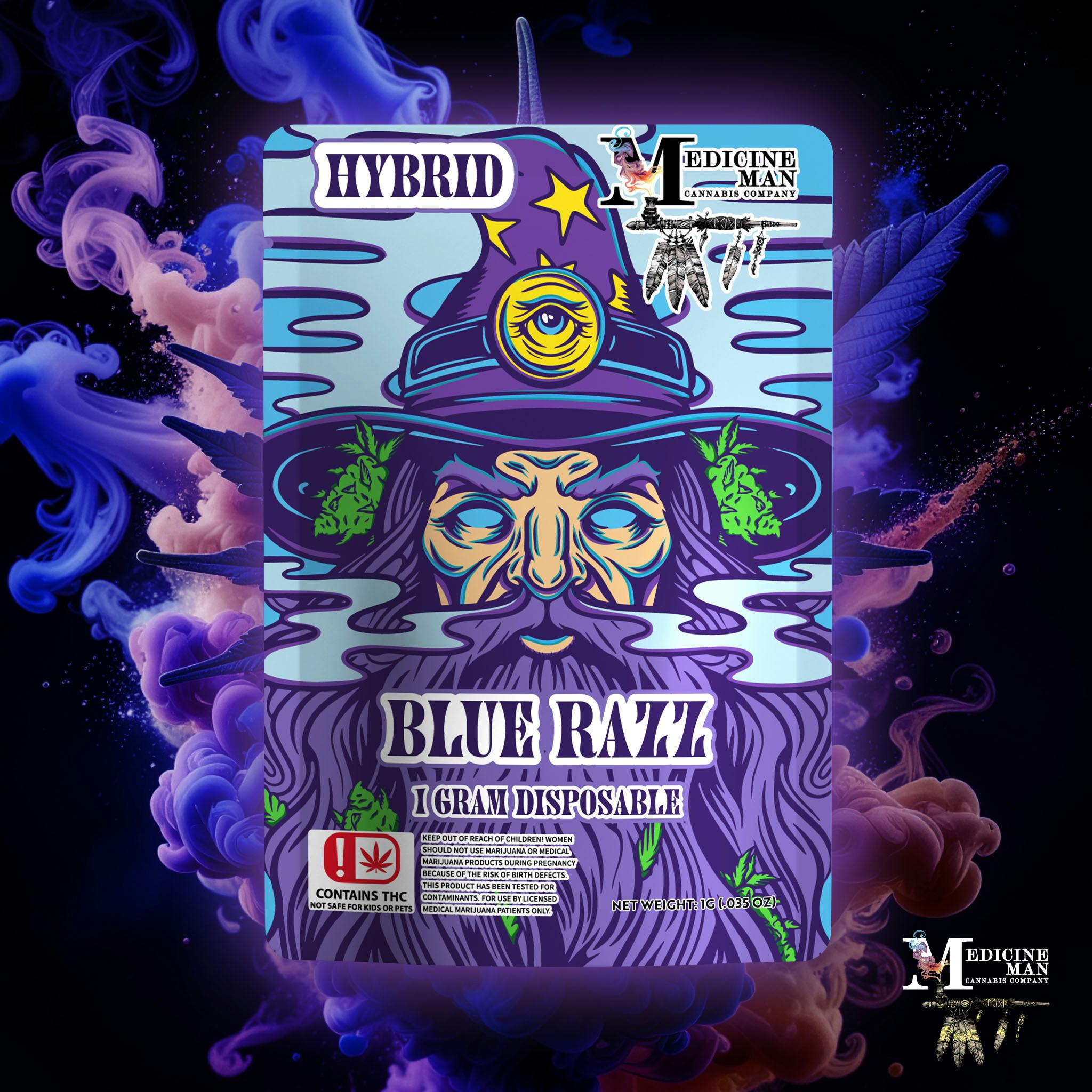MedMan 1g - Blue Raspberry - Medicine Man