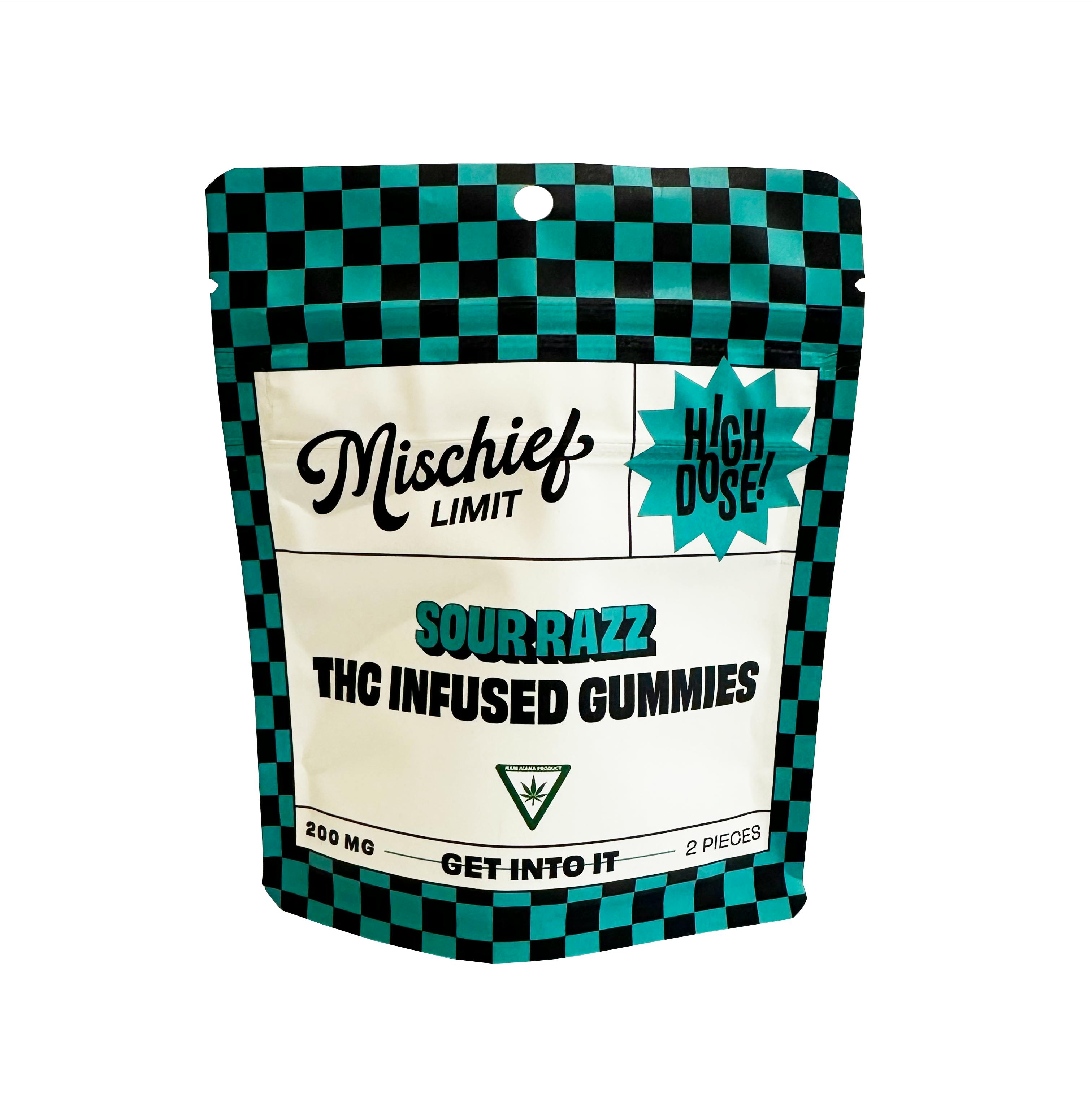 Mischief | Sour Razz | Gummies | 200mg - Mischief