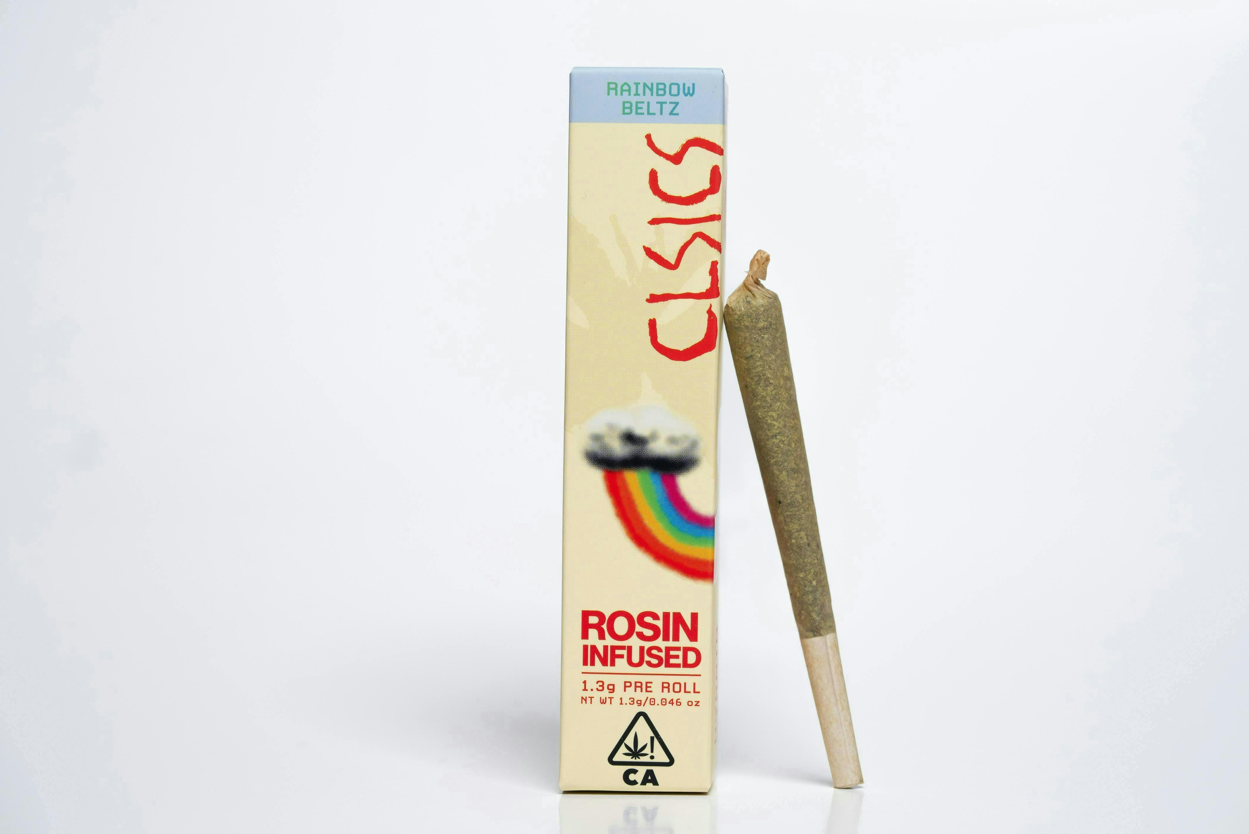 CLSICS Rosin & Rosin Infused Pre Rolls: Rainbow Belts