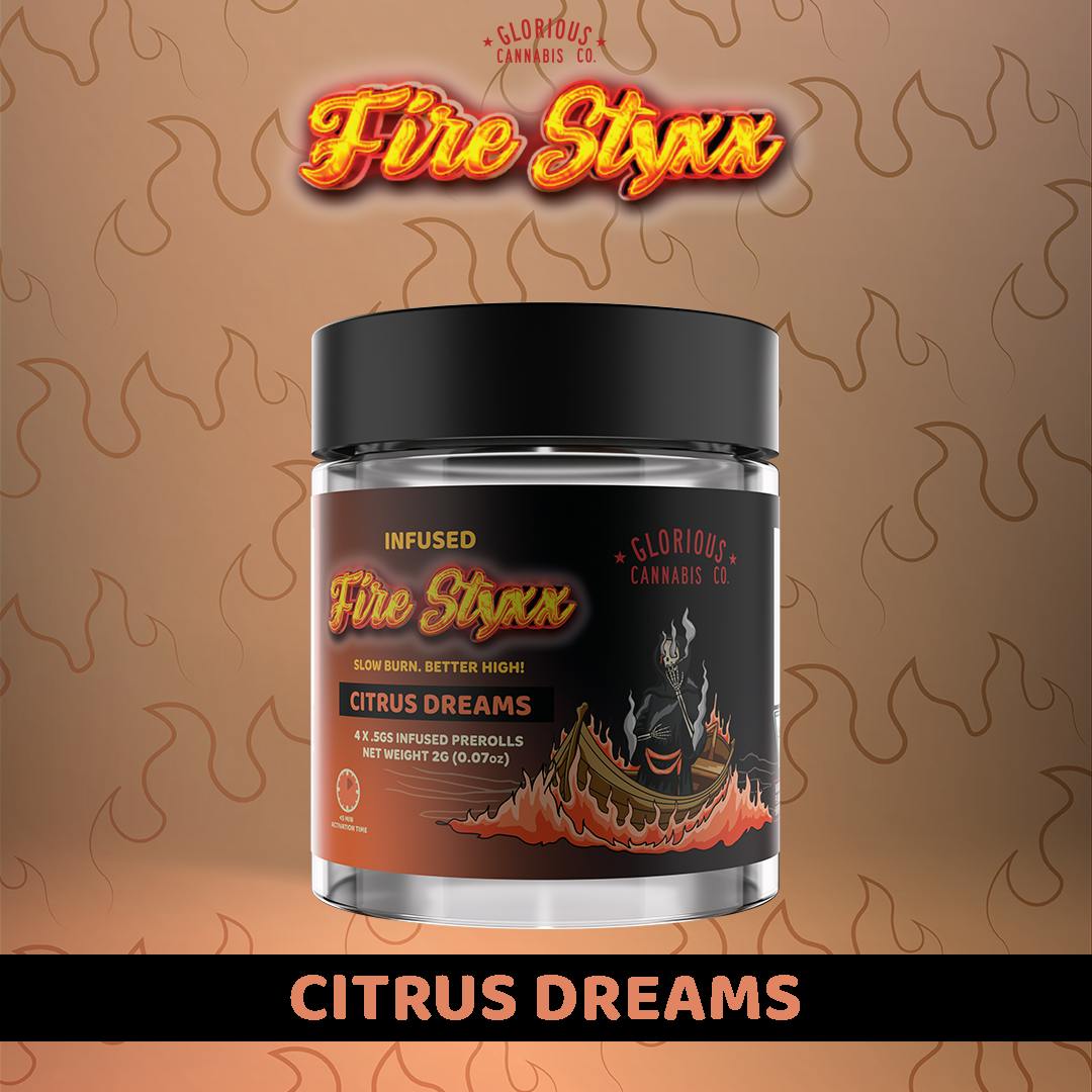 Fire Styxx 4X.5G | Citrus Dreams | Glorious Cannabis Co. by Glorious Cannabis Company