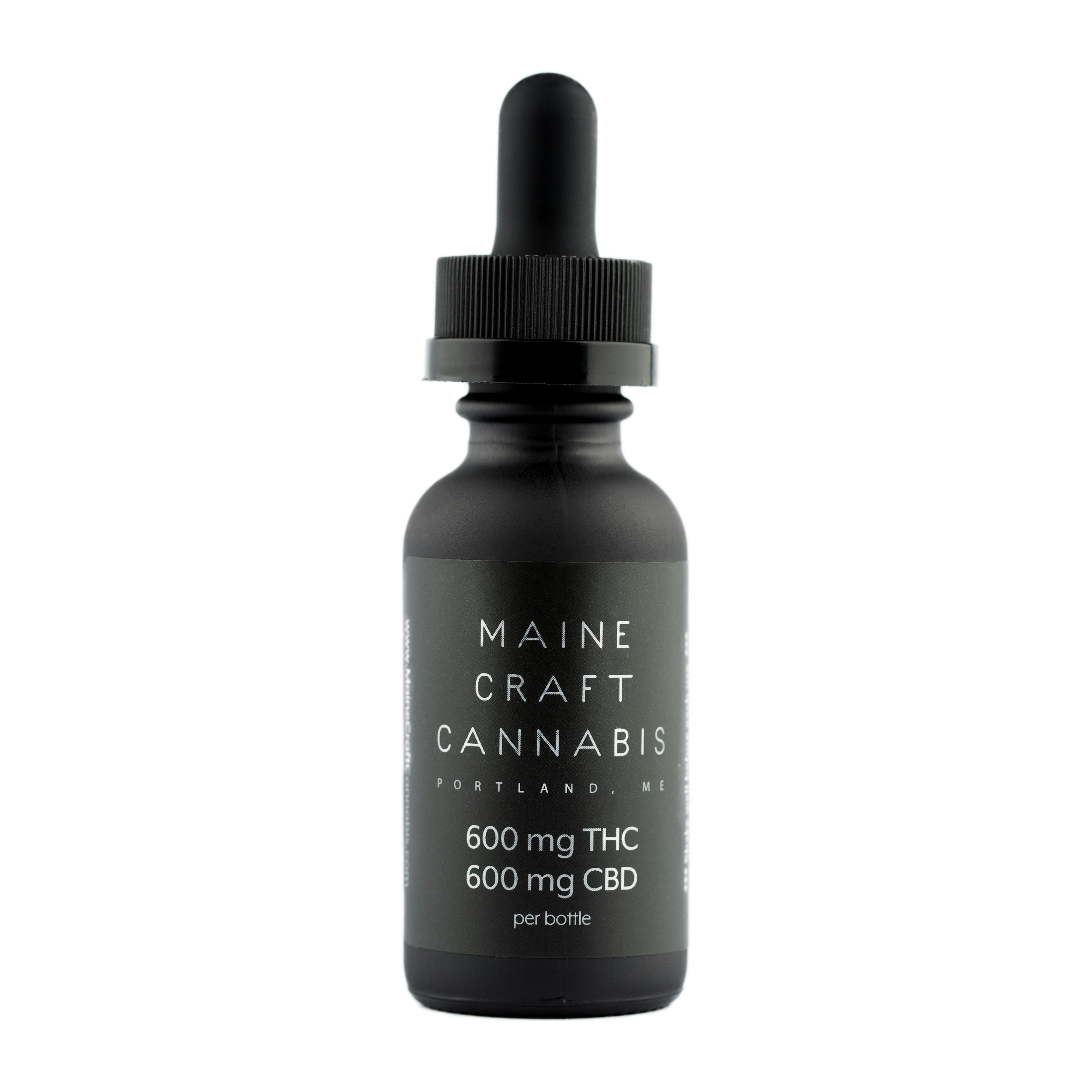 1200 mg RSO Tincture - 1:1 THC:CBD by Maine Craft Cannabis